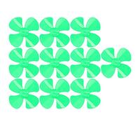 RASTKY 40mm 4 10 Pezzi 4 Pale Forte Materiali Leggeri 40mm per Auto Giocattolo Sostituzione dell' per Barca RC (GREEN)