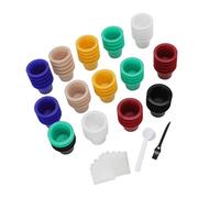 RASTKY 60 Pezzi Tazza di Capsula di caffè Riutilizzabile Tazza di Filtro per Capsula di caffè Usa e Getta per Bar Negozio di tè 200g