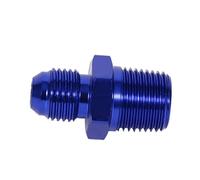 RASTKY 6an Flaire Maschile Fino a 3/8 "Adattatore NPT Adattatore Dritta in Alluminio Blu 3/8" NPT Automotive/Sostituzione/di Carburante/Raccordi