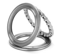 RASTKY Acciaio con Cuscinetti a Sfera a Sede Piatta 51111 Utensili Harware a Lunga Durata per Tornio, Funzionamento Stabile per Macchine Utensili 55x78mm