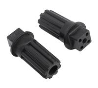 RASTKY Accoppiamento a Vite per Tritacarne in Plastica Elegante Boccola a Spirale Nera, Installazione Semplice per, Abbinamento Perfetto per Un'eccellente Esperienza di Taglio della Carne