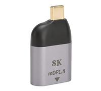 RASTKY Adattatore Plug And Play Usb Tipo C a Mini DisplayPort 8K 60Hz Usb C Maschio a Mini Femmina per Tablet Laptop Proiettore Argento