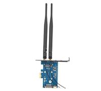 RASTKY Adattatore Wireless PCI-E 1X con Supporto per Scheda SIM, Supporta Schede Mini PCI-E, Scheda Combinata WiFi, Nessun Driver Necessario, Adatto per WinCE//OS X, Kit Mini Adattatore Incluso