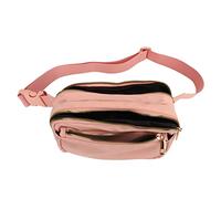 RASTKY Alla Moda con Cuciture Fini e Cerniera in Metallo per Viaggiare e Allenarsi, Materiale in Tessuto Oxford Resistente 8,1x5,5 Pollici (PINK)