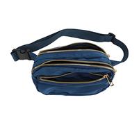 RASTKY Alla Moda con Cuciture Fini e Cerniera in Metallo per Viaggiare e Allenarsi, Materiale in Tessuto Oxford Resistente 8,1x5,5 Pollici (BLUE)