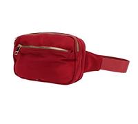 RASTKY Alla Moda con Cuciture Fini e Cerniera in Metallo per Viaggiare e Allenarsi, Materiale in Tessuto Oxford Resistente 8,1x5,5 Pollici (Borgogna)