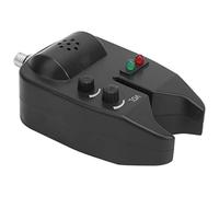 RASTKY Allarme Esca da Pesca con Volume Regolabile, Indicatore LED Rosso Verde, Adatto per Supporto per Canna da Pesca Notturna, Dimensioni Portatili, Altoparlante di Alta qualità