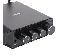 RASTKY Amplificatore Digitale Hi-Fi Tecnologia di Amplificatore Hi-Fi con Controllo del Volume Indipendente per Ricevitore Stereo Audio Domestico, Musicale AUX U Modalità di Ingresso Disco per Uso