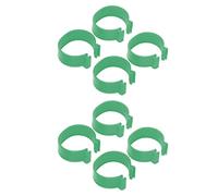 RASTKY Anello per Zampe di Pollame Durevole da 100 Pezzi per Identificazione di Pollo, Anatra, Oca, Facile da Usare per Allevamento di Pollame, Materiale PP (Green #12)