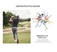 RASTKY Appendiabiti per Tee da Golf per Tee da Golf in Plastica Anti-smarrimento con Cinturino per Tiri Stabili del Pilota e Facile Utilizzo, Miglior Accessorio per Golfisti, Uomini, Donne, (Blu +