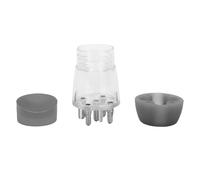 RASTKY Applicatore di Olio per Capelli Ricaricabile 5 Ml per Un'applicazione Accurata del Cuoio Capelluto con Pettine a Sfera per Massaggio del Cuoio Capelluto ABS Materiale Durevole 1 X (Trasparente)