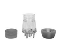 RASTKY Applicatore di Olio per Capelli Ricaricabile 5 Ml per Un'applicazione Accurata del Cuoio Capelluto con Pettine a Sfera per Massaggio del Cuoio Capelluto ABS Materiale Durevole 1 X (GRAY)