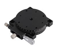 RASTKY Assi Ad Alta Precisione R Assi Lineari Rotanti a Rotazione 360 ° Tabella Scorrevole 60 Mm Fine-Tuning Optical Stage per Macchinari di Produzione