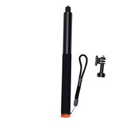 RASTKY Asta di Prolunga per Action Camera Monopiede Selfie Stick 6 Sezioni 28,5-160 Cm con Vite da 1/4 Pollici Interfaccia a Doppio Artiglio per Fotocamere Sportive Supporto per
