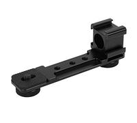 RASTKY Asta di Prolunga per Fotocamera Resistente Staffa di Montaggio Tripla per Slitta a Contatto Caldo in Lega di Alluminio per per Vlogger Luce di Riempimento Foro per Vite da 1/4" Leggero per