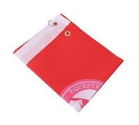 RASTKY Attrezzature per Allenamento per Bandiere da Allenamento Equestre 2 Pezzi Bandiere da per Arbitri di Segnalazione per per Competizione Equestre Leggere da Equestri Portatili in Nylon (Rosso)