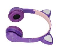 RASTKY Auricolare Cat Ear Comode Cuffie Stereo Wireless Funzione di Chiamata FM per Bambini Ragazze Colore Rosa