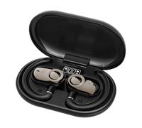 RASTKY Auricolari Wireless BT5.4 Controllo Touch Intelligente Resistenza 20 Ore Connessione Rapida per Stile di Attivo Viola 1 Paio (BLACK)