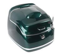 RASTKY Bauletto per Moto Impermeabile da 38 Litri, Custodia Durevole per Casco e, Adatta Universale per Scooter e Motocicli (verde scuro)