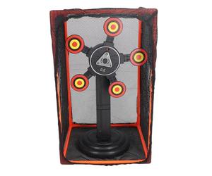 RASTKY Bersaglio Giocattolo Elettrico con Reset Automatico Ed Effetto Sonoro, Bersaglio Mobile Rotante a 360 Gradi per Allenamento dei Bambini, Adatto per Il Tiro Al a Casa