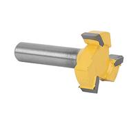 RASTKY Bit Router a 3 Pale Ad Alta Precisione Bip in Legno - Stinco 8 Mm Cemento Cementato Fresatura in Carbone Tagli a Taglio Pulito in Cassetti e Mestieri - e Accessorio per la Lavorazione del