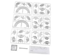 RASTKY Blocchi Puzzle Fai-da-te Traslucidi per Giocattolo a Forma di Saturno, Esercizio di Pazienza e Perseveranza, Ideali per Decorare Espositori, per i Colleghi (GRAY)