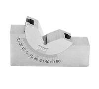 RASTKY Blocco a V con Angolo Micro Regolabile di Precisione in Acciaio per Utensili Premium, Elevata Durata, Lavorazione Versatile Ad Angolo Fisso, 75x25x36 AP25, materiale: Acciaio per Utensili,