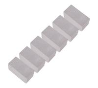 RASTKY Blocco di Pomice per Piscina 6 Pezzi Pietre Pomice per Piscina Blocco di Materiale in PVC Lavello da Ciotola per WC Vasca da Bagno Piastrella per Doccia Ciotola per WC (Diametro grande: 33