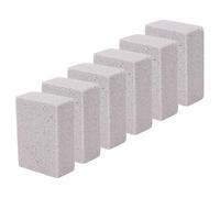 RASTKY Blocco di Pomice per Piscina 6 Pezzi Pietre Pomice per Piscina Blocco di Materiale in PVC Lavello da Ciotola per WC Vasca da Bagno Piastrella per Doccia Ciotola per WC (M)