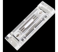 RASTKY Blocco di Raffreddamento RAM con 4 Memorie con Anello di Tenuta Integrato, Design Elegante Elettrolitico per Prestazioni di Lunga Durata, Ideale per Costruttori di PC, dimensioni: 131x44x15,5