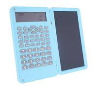 RASTKY Blocco Note LCD per Calcolatrice Scientifica con Design Pieghevole + Leggero e Portatile + Ottimo per Compiti di Matematica, Ingegnere + Batteria CR2025 (BLUE)
