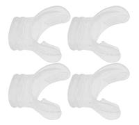 RASTKY Bocchino in Silicone Immersioni 4pcs Silicone Trasparente Boccaglio Morso di Toodoless per Immersioni Professionali