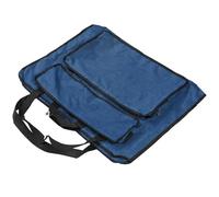 RASTKY Borsa per Blocco Schizzi Portatile Borsa per Artista a Tracolla Resistente e Impermeabile di Grande capacità per Schizzi, Materiale Artistico da Viaggio 25,6x19,7 Pollici (BLUE)