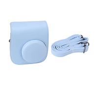 RASTKY Borsa PER Fotocamera Istantanea PU PETURA PER CAMERA INSTANTE CAMPARE CINDABILE REGOLABILE CASA CAMERA INSTATIVA PER VIAGGI IL PELLE CELLINE CELLINE CAMPING (BLUE)