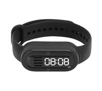 RASTKY Bracciale Digitale Intelligente a LED con Altoparlante Lettore MP3 per Sport e attività All'aperto Design Leggero e Compatto per la Corsa, il Ciclismo, lo Yoga, il Sonno (BLACK)
