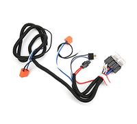RASTKY Cablaggio del relè di Fari Kit di Cavo Impermeabile H4 Festanti 12V, Corrente Classificata 80A, Spina e Design
