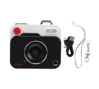 RASTKY Camera Digitale 1080p, Display LCD da 48 MP, 1,77 Pollici, Supporto Fino a 256 GB, Registrazione a Loop Automatico per gli Studenti Viaggiando con Fotocamera retrò, Videocamera (BLACK)