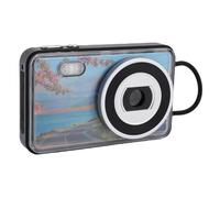 RASTKY Camera Digitale da 48 MP, Lente Posteriore Anteriore 4K, AF Anti Shake 18X Zoom, Creative Grating Card, Versatile Companion for Travel Selfies con Fotocamera Digitale 4K per (BLACK)