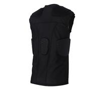 RASTKY Camicia a Compressione Imbottita, Gilet Resistente Agli Urti, Senza Maniche, Protezione per le Costole del Torace, Ideale per Paintball Lacrosse, Cotone in Fibra di Poliuretano (XL)