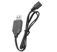 RASTKY Caricatore USB con Spina Cavo di Ricarica Durevole per Auto Telecomandate, Lunga Durata per Batteria Al Litio con Presa, Ingresso Uscita 5 V 1-2 A 7,4 V per Modello RC