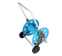 RASTKY Carrello Avvolgitubo Retrattile Robusto Avvolgitore per Tubo Dell'acqua per Tubo da 80 M, Design a Puleggia per Prati, Irrigazione Pastorale, 32,7x22,4x15,7 Pollici