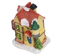 RASTKY Case del Villaggio di Natale, Luce Calda a LED, Funzionamento a Batteria, per Vacanze Invernali, Decorazioni per la Casa