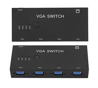 RASTKY Casella di Commutatore Splitter VGA 4 per 1 Display da 4 Pezzi a 1-1920 X 1080 Convertitore Video - Switch Switch Box