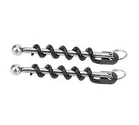 RASTKY Cavatappi Apribottiglie per Vino e Birra Portatile in Acciaio Inossidabile da 2 Pezzi - Accessori da Multifunzionali Facile Apertura a Casa, Picnic, Campeggio e Feste - Ed Ergonomico