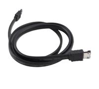 RASTKY Cavo di Prolunga Schermato ESATA a per Disco Rigido Esterno, Trasmissione Dati Veloce per Disco Rigido SATAII, Materiale PVC da 50 Cm (100cm)