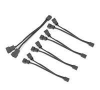 RASTKY Cavo Sdoppiatore Ventola a 3 Pin Convertitore da 1 a 2, Installazione Semplice Cavo di Alimentazione Prolunga Sdoppiatore Ventola da 5 Pezzi per un Migliore Flusso D'aria nel Telaio del