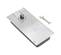 RASTKY Cerniera per Porta in Vetro con Ammortizzatore Idraulico a 2 Vie Chiudiporta per Peso Porta 110 Kg, e Resistente, Adatta per Porte con Telaio, Acciaio Inossidabile, 27x13x7 Cm