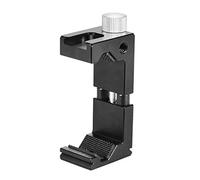 RASTKY Clamp/Holder Universale per Telefono Supporto per Treppiede per Telefono in Metallo Resistente per Streaming Live, Morsetto per Cellulare Compatto con Foro per Vite da 1/4 di Pollice, 3,5 *