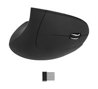 RASTKY Comfort Wireless Ergonomico di Topo Verticale, 2,4 G di Dpi, Alimentazione a Batteria, Illuminato, Silenzioso Gioco di Topo Wireless e Lavoro