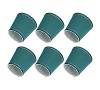 RASTKY Confezione da 6 Paralumi Moderni in Tessuto, Eleganti Paralumi in Tessuto per Lampadine E14, Ideali per Lampade da Tavolo e da Terra, Ferro e, 4,3 X 5,9 X 5, Pollici (Verde scuro (PX198))